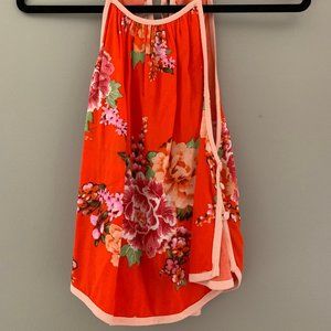 Free People Floral Tank XS